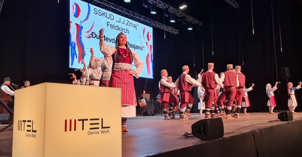 MTEL beim 38. serbischen Folklore-Festival